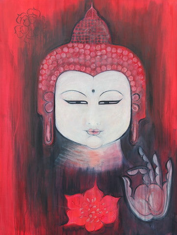 Chinatown Lanterns & Buddhas Greetings Card Set