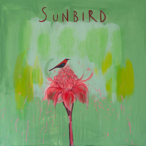 Sunbird Painting crop by Clare Haxby