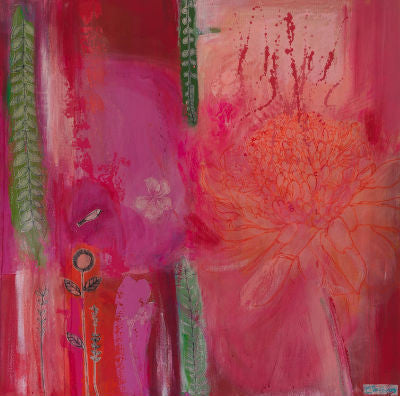 Tropical Ginger LilyPainting By Clare Haxby