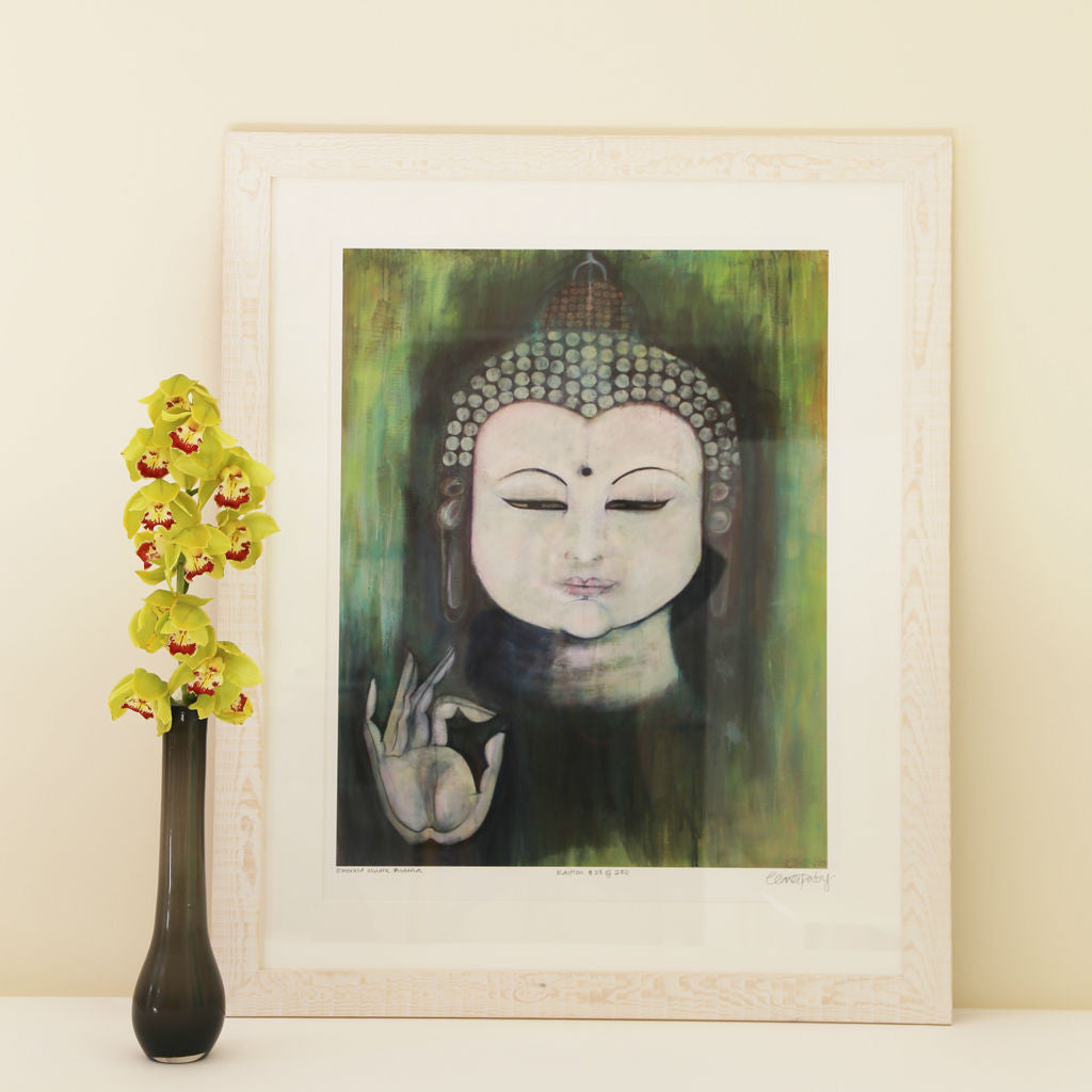 Emerald Mudra Buddha