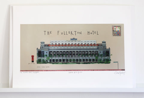The Fullerton Hotel - Signed Edition Print