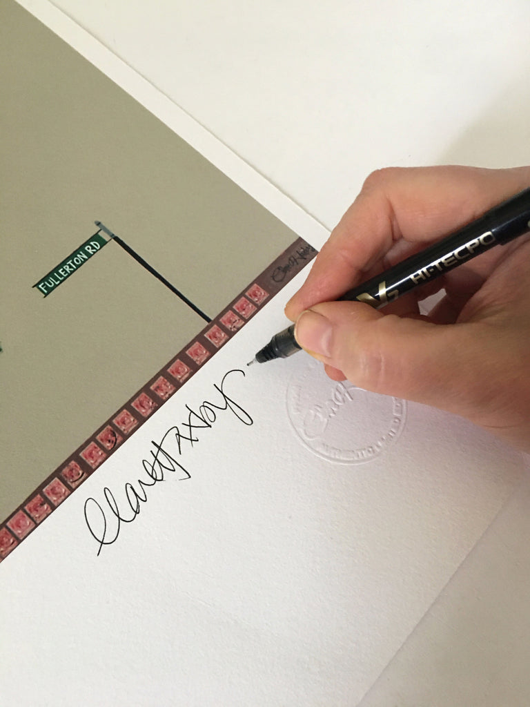 The Fullerton Hotel - Signed Edition Print