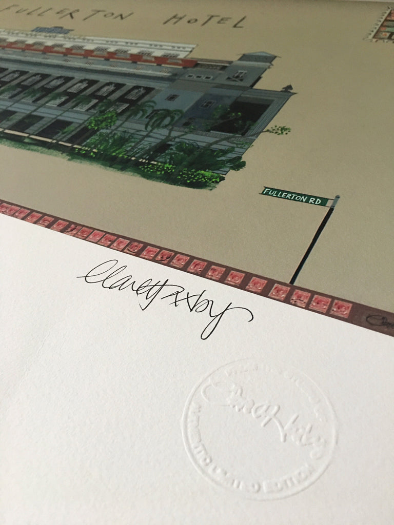The Fullerton Hotel - Signed Edition Print