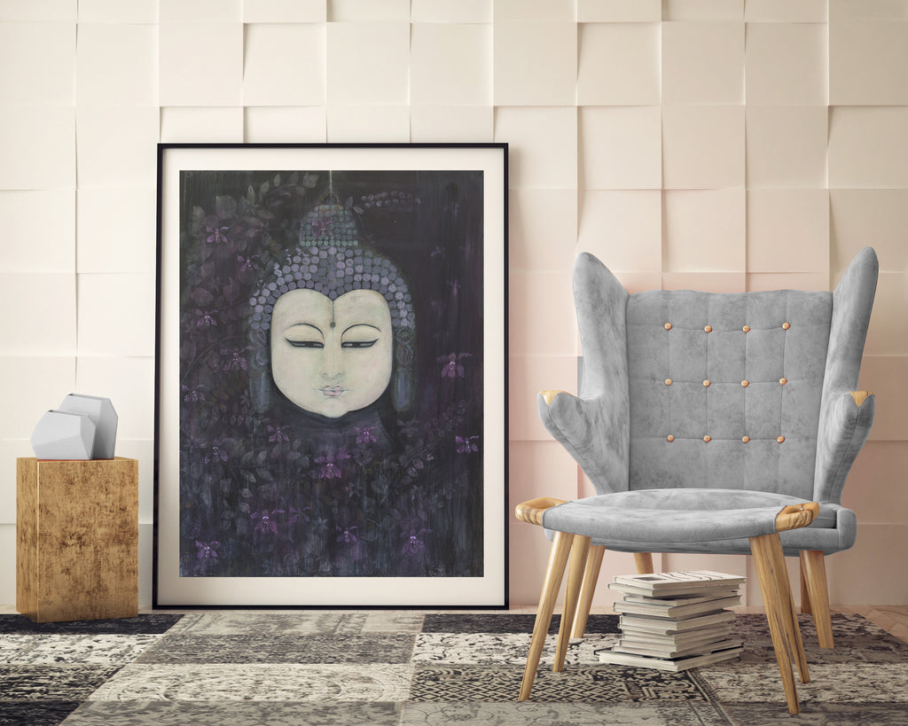 Indigo Orchid Buddha