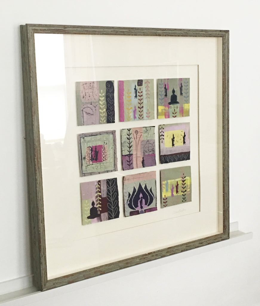 Meditate with Me - FRAMED Original Paintings