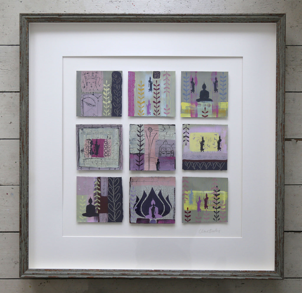 Meditate with Me - FRAMED Original Paintings