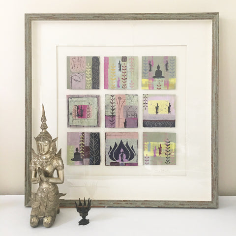 Meditate with Me - FRAMED Original Paintings