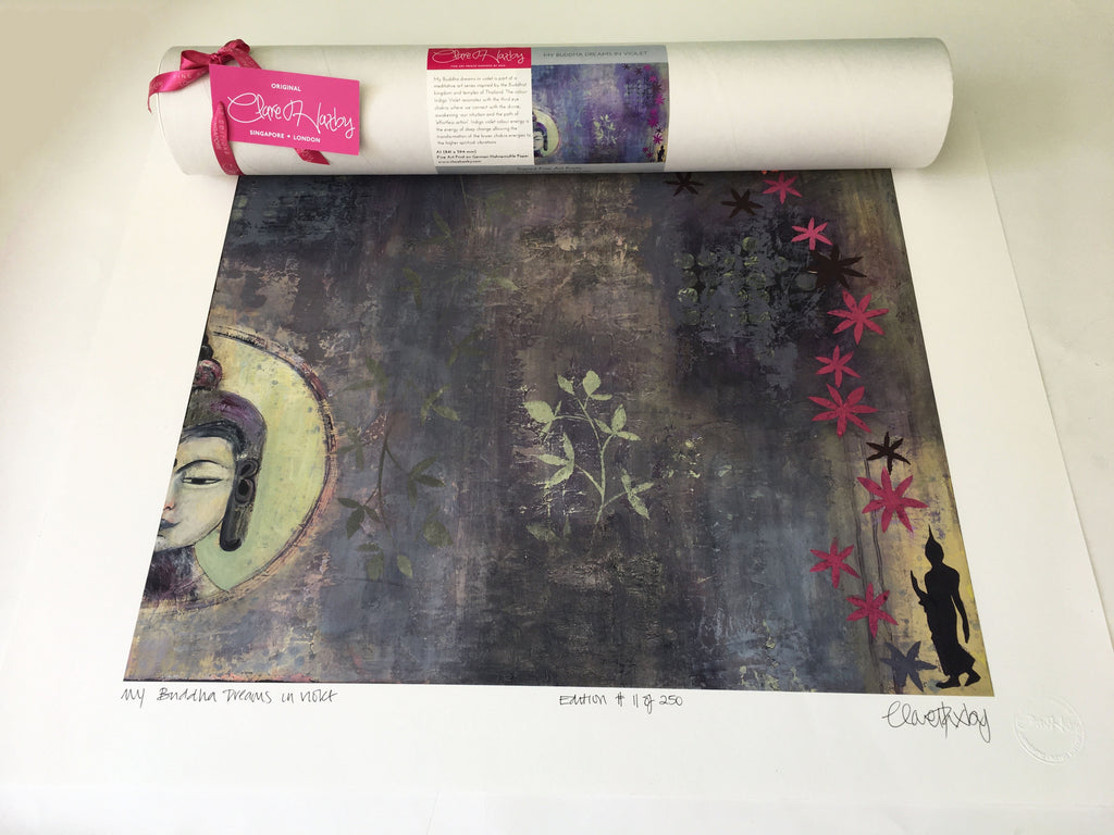 My Buddha Dreams in Violet