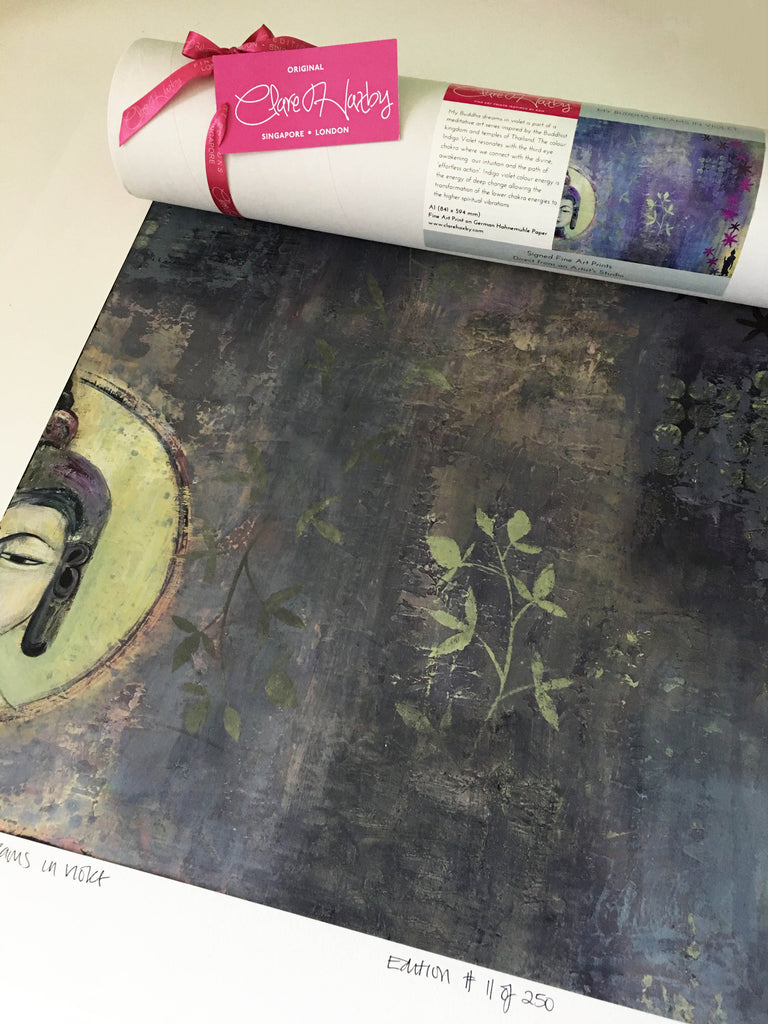 My Buddha Dreams in Violet