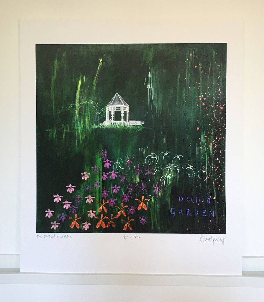 The Orchid Garden, Singapore - Signed Edition Print