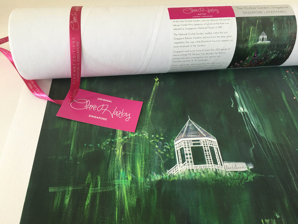 The Orchid Garden, Singapore - Signed Edition Print