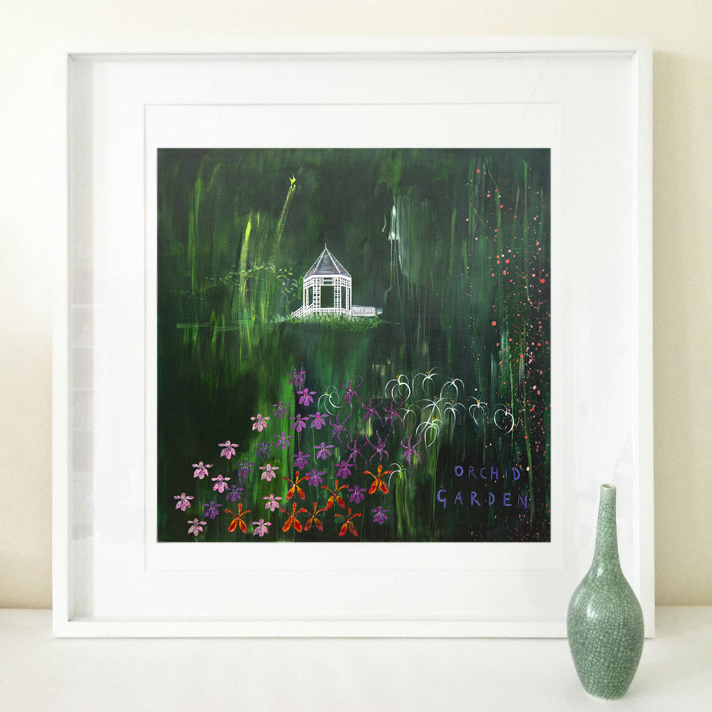 The Orchid Garden, Singapore - Signed Edition Print