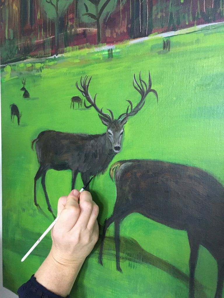 Richmond Park - Original Painting