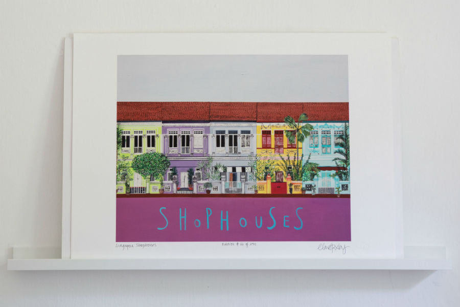 Singapore Shophouses - Author Rosie Milne, Singapore