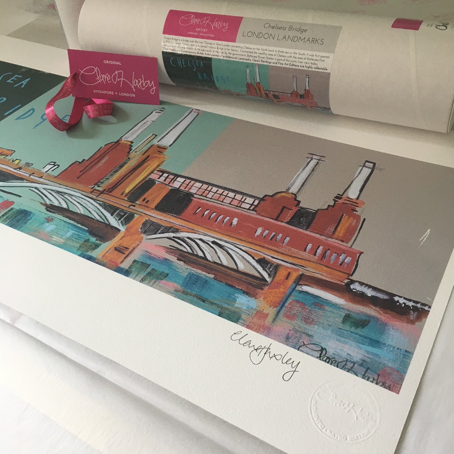 Chelsea Bridge - Signed Edition Print