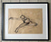 Divine Feminine Reclining - ORIGINAL DRAWING FRAMED