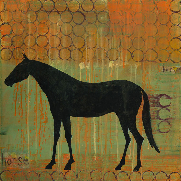 Horse Painting Clare Haxby
