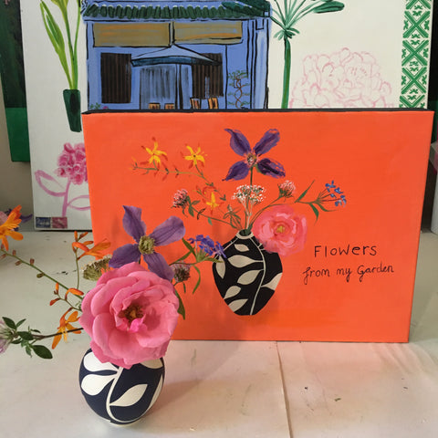 ORIGINAL PAINTING ♥ 'Flowers from the Garden' 48