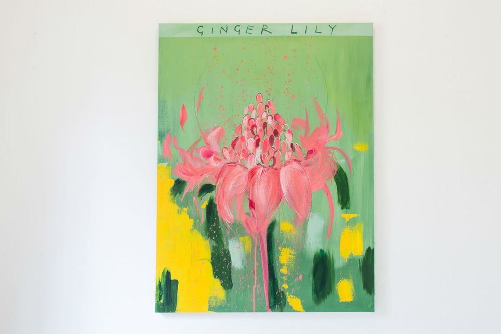 Meet Me At The Ginger Garden Painting By Clare Haxby