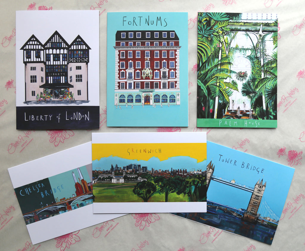 London Landmarks Greetings Cards