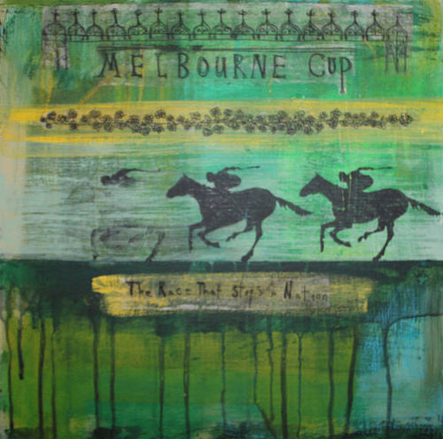 The Race That Stops The Nation Painting by Clare Haxby
