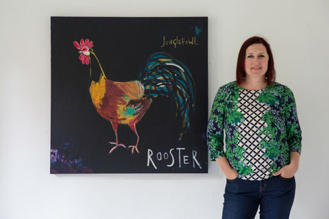 Rooster - Original Painting